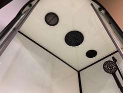 Frank Душевая кабина F418 R black с крышей – фотография-8