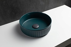 Allen Brau Мебельная накладная раковина Fantasy Line 36 4.11032.PT петроль – фотография-4