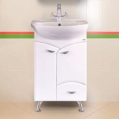 Misty Тумба с раковиной Антик 55 с 1 ящиком – фотография-2