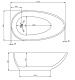 ABBER Акриловая ванна AB9284 – фотография-9