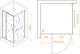 RGW Душевой уголок Passage PA-078-1B (PA-008B + Z-060-2B) 90x90 профиль черный стекло прозрачное – картинка-6