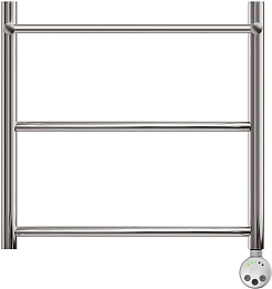 Point Полотенцесушитель электрический П3 500x500 PN04155PE с полкой хром – фотография-2