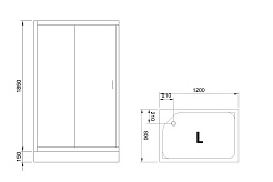 Royal Bath Душевой уголок RB 8120HP-C-CH L – фотография-4