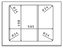 Florentina Мойка гранитная Таис 615 с крылом шампань – фотография-3