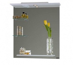 Водолей Мебель для ванной "Ницца D 75" белая,  умывальник Ницца – фотография-3