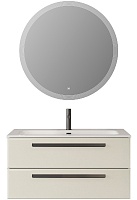 BelBagno Мебель для ванной Eco Cer-N 100 CZR-8073-100 брашированная альпака ручки матовые чёрные