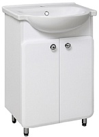 Runo Тумба для умывальника Капри 55 белая