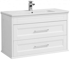 Aquanet Тумба с раковиной Бостон 100 М белая