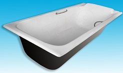 Timo Чугунная ванна Tarmo 180x80x45 с ручками – фотография-5