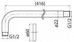 BelBagno Излив для душа BB-DAT-IN сатин – фотография-2