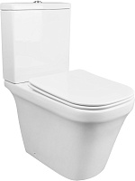 Azario Унитаз-компакт Candy AZ-1503B безободковый с бачком с сиденьем микролифт белый