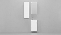 Velvex Тумба с раковиной Klaufs 40 белая – фотография-3