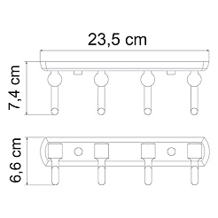 WasserKRAFT Кронштейн настенный "Oder K-3074" – фотография-3