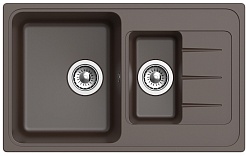 Ewigstein Мойка кухонная Elegant 60KF шоколад – фотография-3