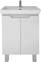 Dreja Тумба с раковиной Q Plus (D) 55 белая