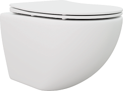 Ceruttispa Унитаз подвесной Sella Aria MW CT9161 белый матовый – фотография-1