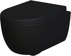 Ambassador Сиденье для унитаза Abner черное матовое – фотография-2