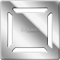 BERGES Wasserhaus Душевой трап Platz Norma 150 091059 хром глянец – фотография-2