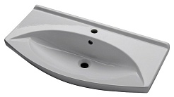 Misty Тумба с раковиной Джулия 105 подвесная белая – фотография-3