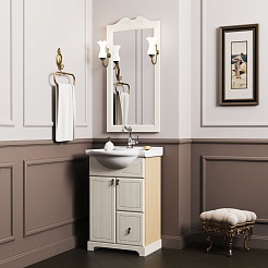 Opadiris Тумба с раковиной Клио 50 беленый бук – фотография-4