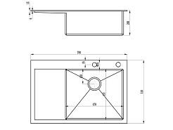 Zorg Кухонная мойка Inox RX-7851-R – фотография-2