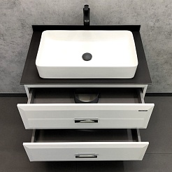 Comforty Тумба с раковиной Империя 80 белая – фотография-3