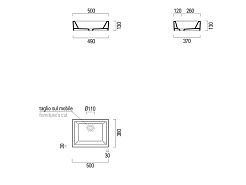 GSI Накладная раковина Kube 8982011 50 см – фотография-4