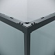 Grossman  Душевой уголок Galaxy 70x70x195 профиль черный матовый стекло прозрачное – картинка-18