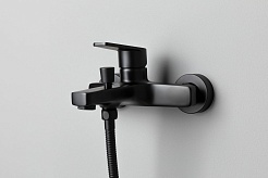 Allen Brau Смеситель для ванны Eclipse 5.E1003-31 черный матовый – фотография-2