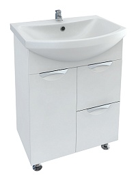 Bas Тумба с раковиной Ария 60 Балтика – фотография-1