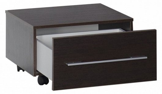 Aquanet Тумба подкатная "Нота 58" венге – картинка-3