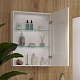 Equil Зеркальный шкаф Corner 60 R белый – фотография-17