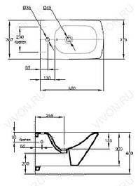 Jacob Delafon Биде подвесное Escale E1298 – фотография-3