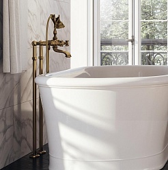 Webert Смеситель Ottocento OT720801065 бронза, для ванны напольный – фотография-3