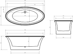 ABBER Акриловая ванна AB9289 170x80 – фотография-5