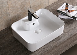 Ceruttispa Раковина накладная 51 CR0097 белая – фотография-2