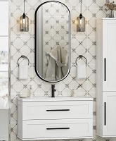 Misty Мебель для ванной Модерн 100 подвесная белая