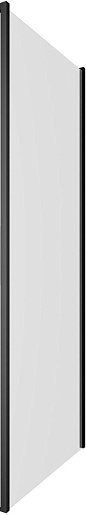 Aquanet Боковая стенка Pleasure Evo 80 AE65-F80-BT профиль черный стекло прозрачное – фото-1