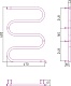 Стилье Полотенцесушитель электрический №04 МS-образный 700х500 – фотография-4