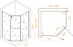 RGW Душевой уголок Passage PA-081B 120x120 профиль черный стекло матовое сатинат – картинка-6