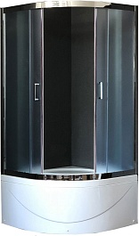 Royal Bath Душевой уголок RB 100BK-C-CH 100x100x1980 – фотография-1