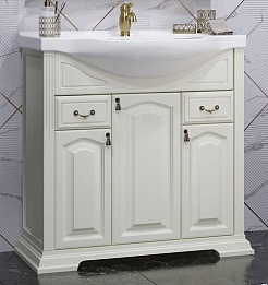 Opadiris Тумба с раковиной Риспекто 85 слоновая кость 00-00006703 – фотография-1