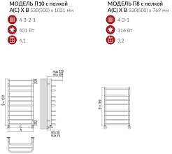Terminus Полотенцесушитель водяной Арктур П10 – фотография-2