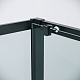 Grossman  Душевой уголок Cosmo 120x70x195 профиль черный матовый стекло прозрачное – картинка-19