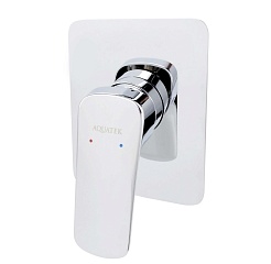 Aquatek Смеситель для душа и ванны Вега AQ1066CR хром – фотография-1