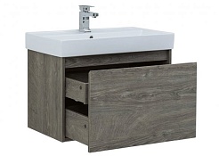 Aquanet Тумба с раковиной Nova Lite 75  дуб рошелье – фотография-6