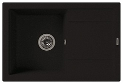 Florentina Мойка гранитная Липси 760 с углубленным крылом антрацит – фотография-1