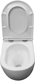 Azario Унитаз подвесной Etera AZ-118E-UQ3 безободковый белый – фотография-9
