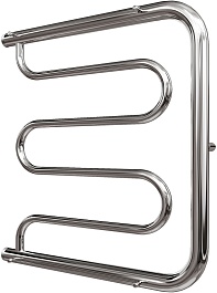 Point Полотенцесушитель водяной 500x400 PN25554P с полкой хром – фотография-1