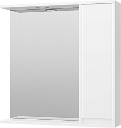 Misty Мебель для ванной Гармония 80 R белая – фотография-10